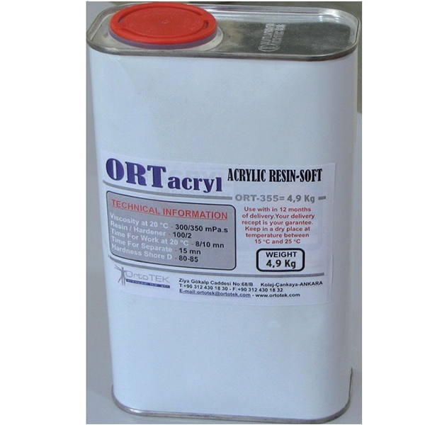 Ort-355 Yumuşak Laminasyon Akriliği