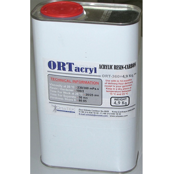 Ort-360 Sert Karbon Laminasyon Akriliği